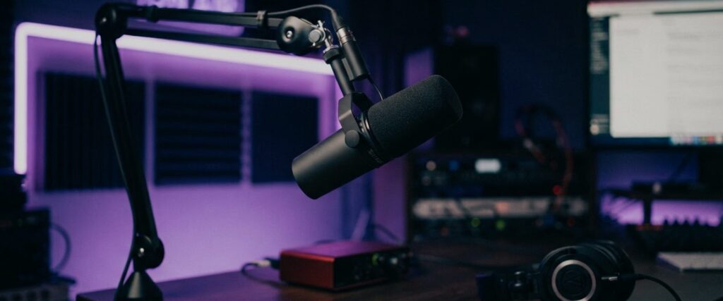 Studio d’enregistrement du podcast Culture SaaS